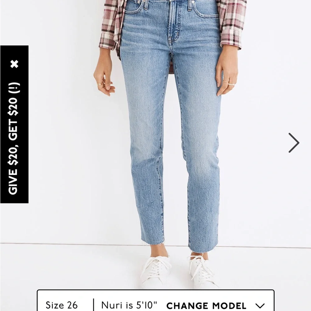 Madewell Mid Rise Perfect Vintage Jean size 26. Brand new with tags - Picture 1 of 1
